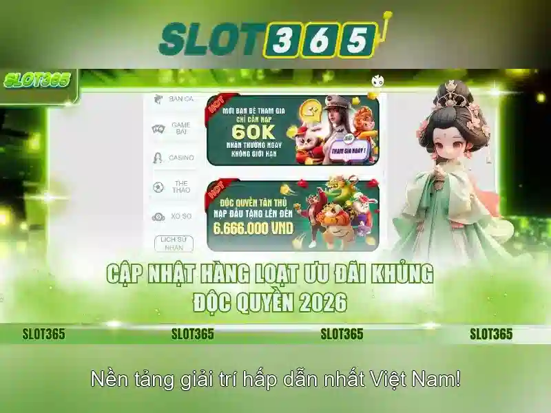 Slot365 - Trải nghiệm chơi slot trực tuyến đỉnh cao